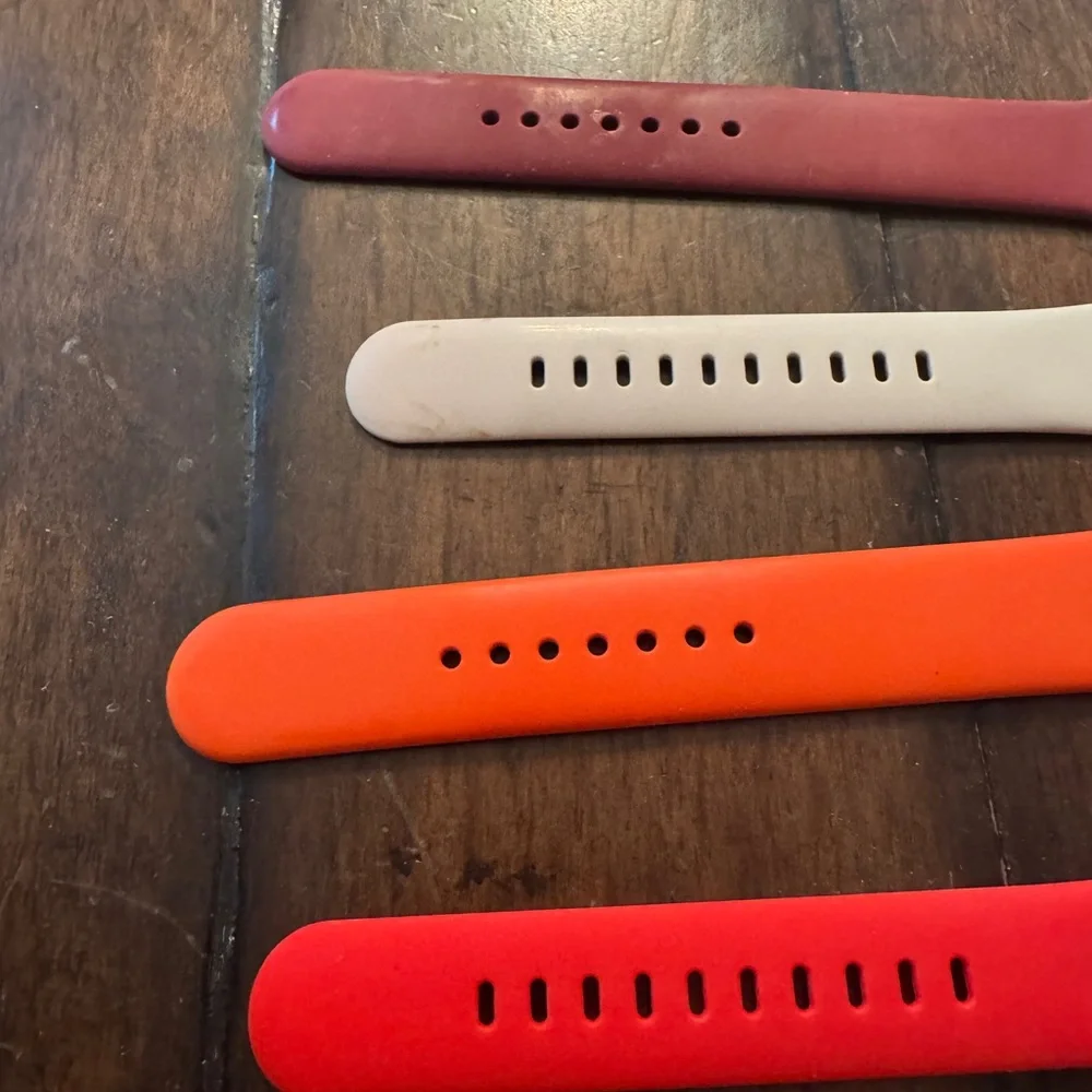 Smartwatch Band Set - Red, Orange, Pink- Size 44”